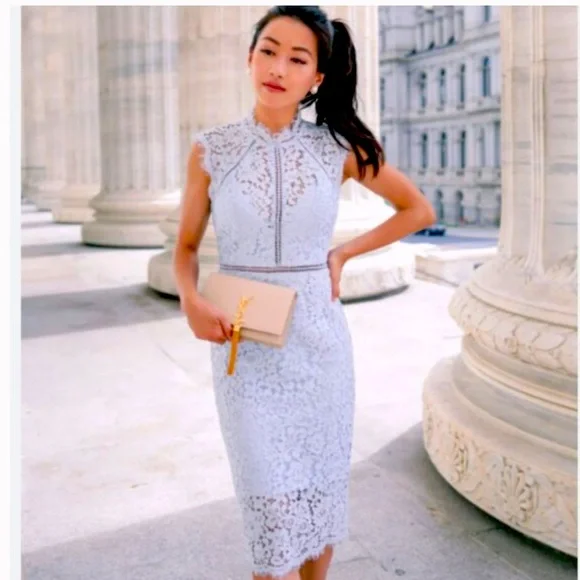 Bardot | Dresses | Bardot Lace Panel Dress In Blue Mist Size 8 Euc Wedding Guest Dress | Poshmark Bardot | Dresses | Bardot Lace Panel Dress In Blue Mist Size 8 Euc Wedding Guest Dress | Poshmark